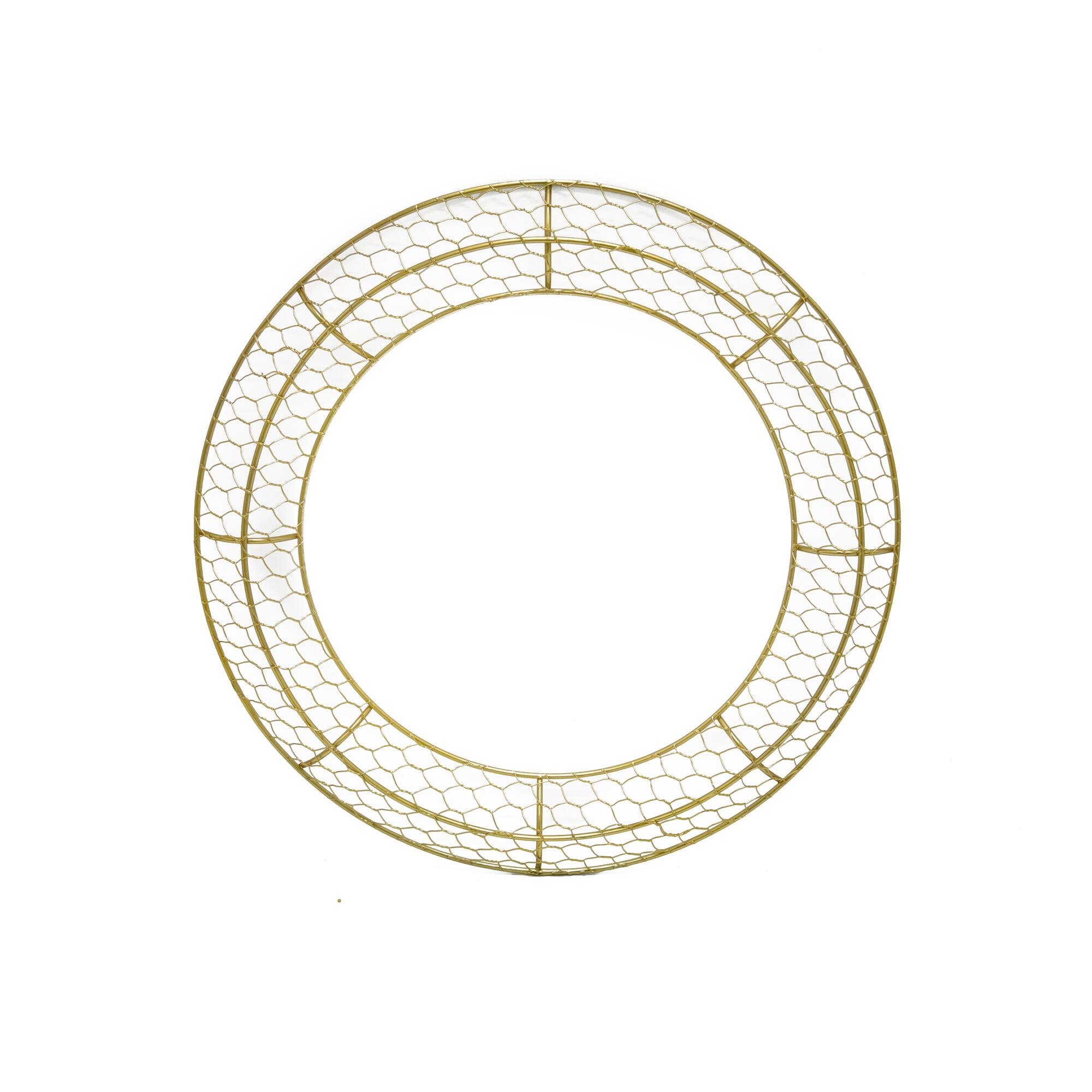 16" Gold Metal Wreath Form by Ashland®